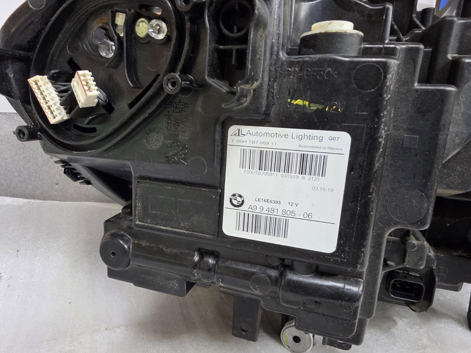 2019-2022 BMW X7 G07 LED LASER HEADLIGHT OEM LEFT LH DRIVER SIDE 63119852959