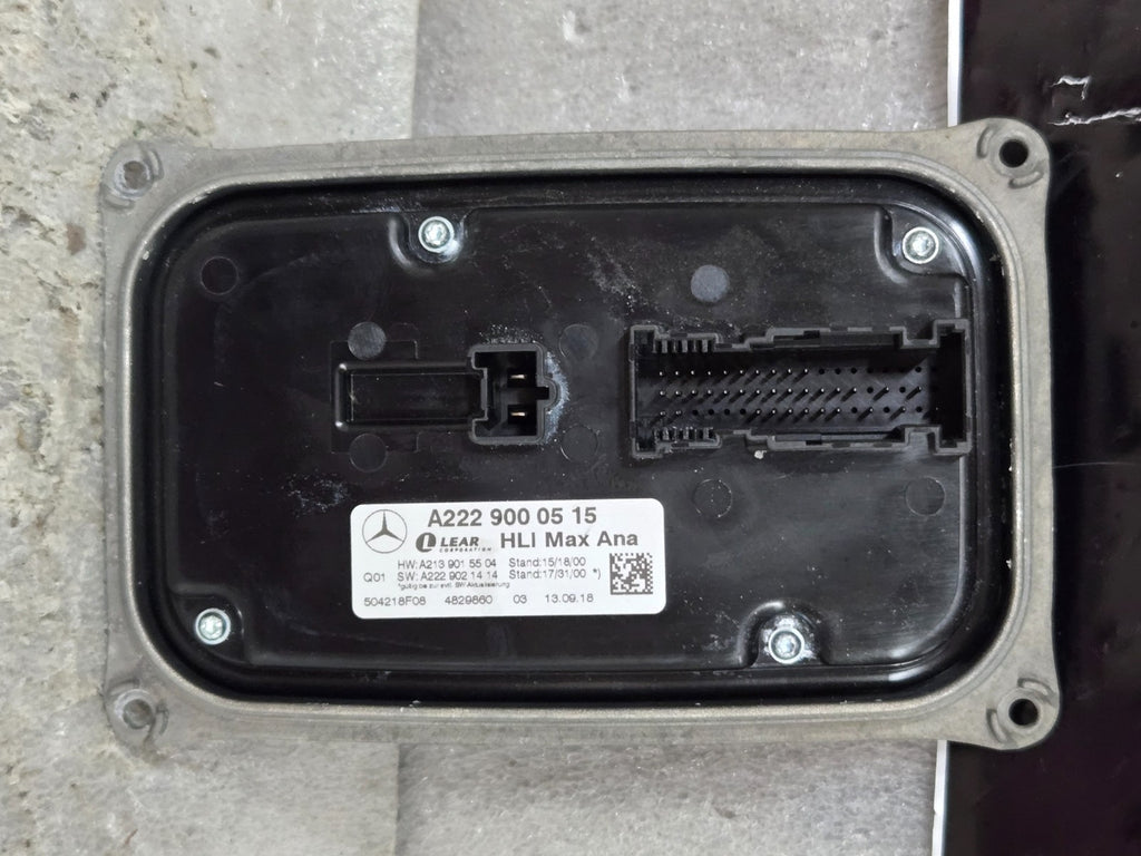 2016-2021  Mercedes Benz A2229000515 Headlight LED Ballast W205 GLA CLA W213 OEM