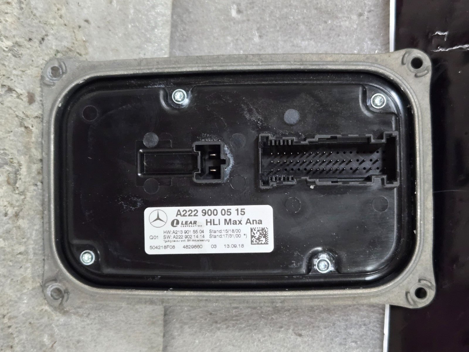 2016-2021  Mercedes Benz A2229000515 Headlight LED Ballast W205 GLA CLA W213 OEM