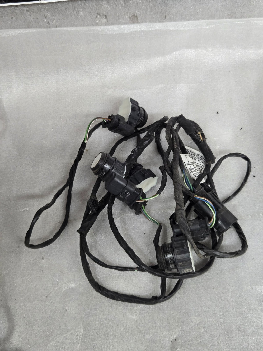 2020 BMW 230i M240i F23 FRONT PDC SENSOR WIRING HARNESS OEM COMPLETE w/ SENSORS