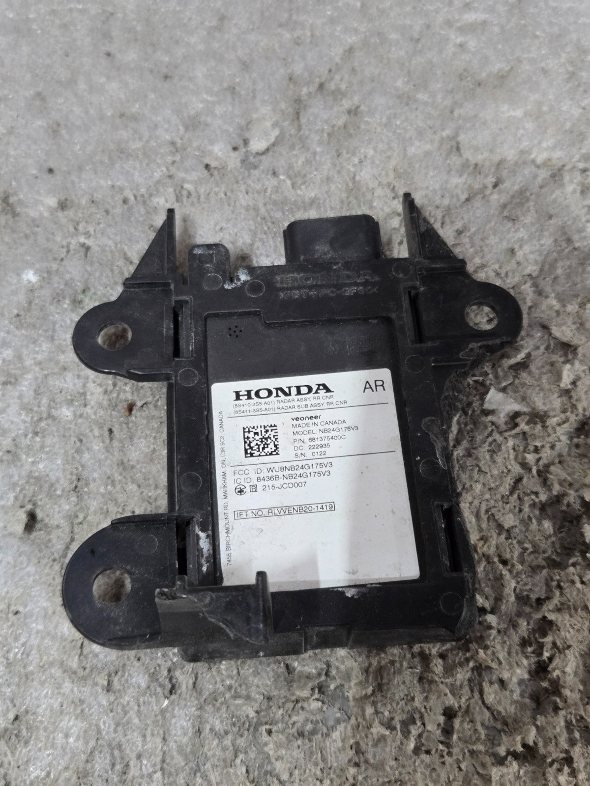 2023 2024 ACURA INTEGRA Blind Spot Radar Sensor Right RH Side 8S411-3S5-A01 OEM