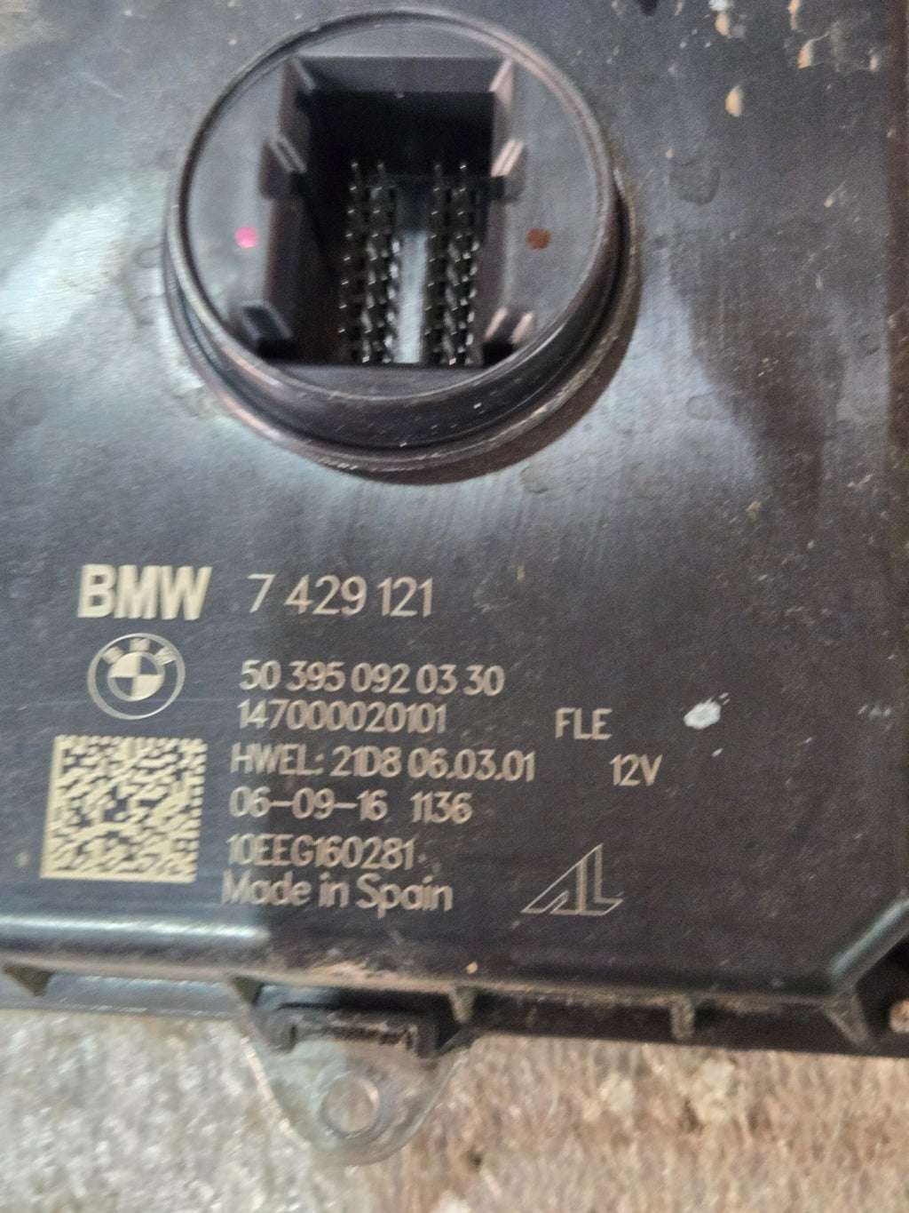 OEM Made in Spain BMW Mini LED Headlight Light Control Module Ballast 7429122