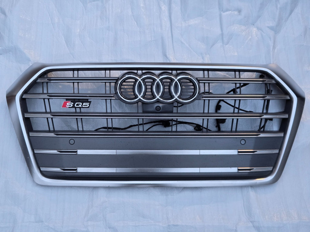 2018-2020 AUDI SQ5 FRONT GRILL GRILLE COMPLETE w/ CAMERA & SENSORS OEM 80A853651