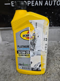 NEW Pennzoil Platinum Full Synthetic SAE 5W-20 Motor Oil 1 Quart 550022686