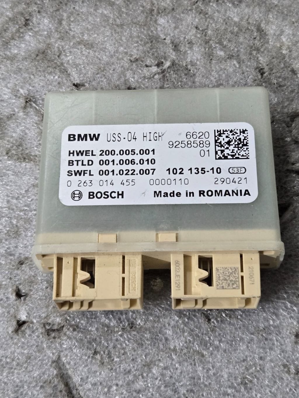 BMW G01 G30 G20 G12 G15 G16 F15 G05 G80 PDC Sensor Control Module OEM 9258589