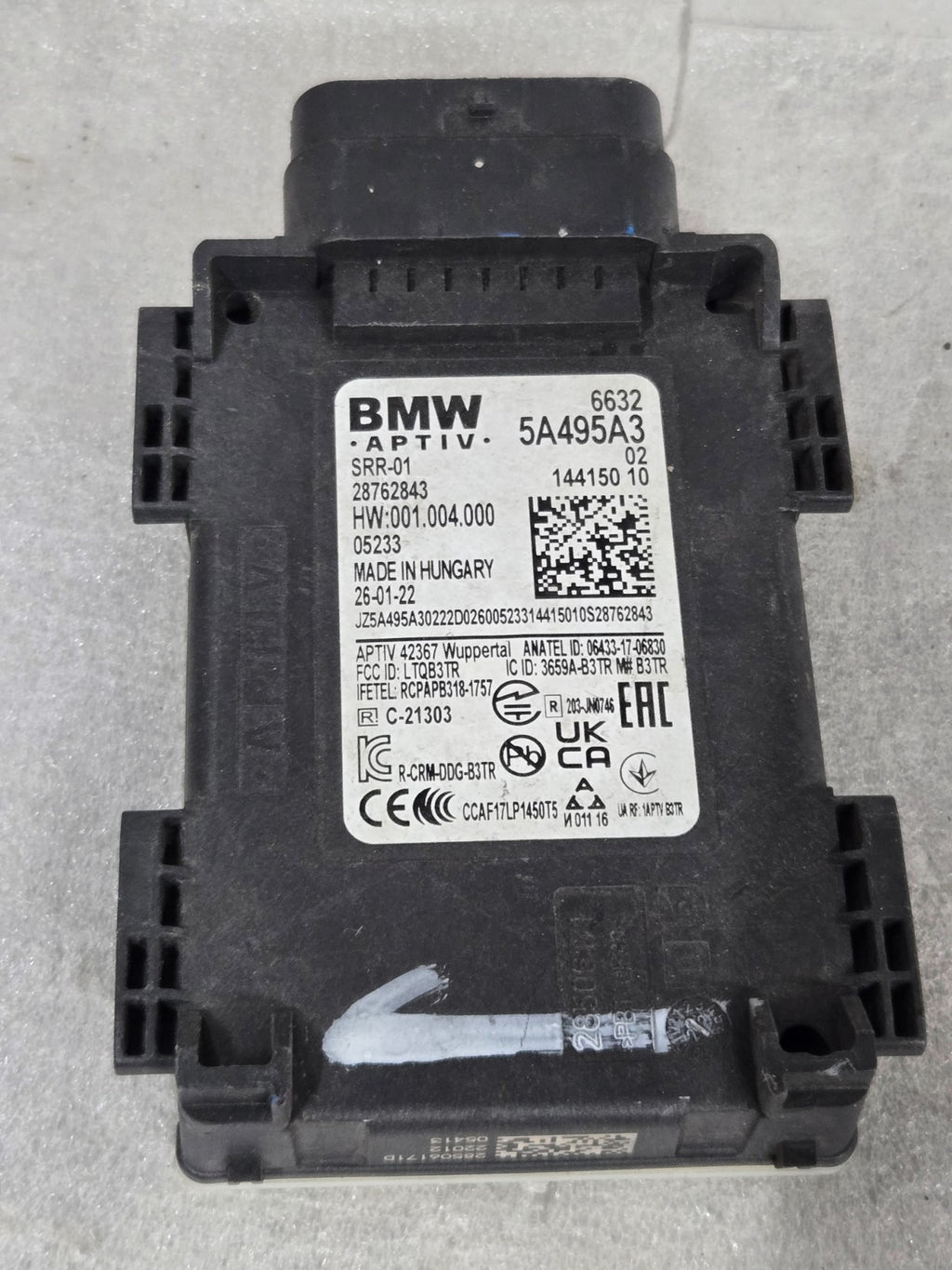 2019-2023 BMW X7 G07 REAR RIGHT/LEFT BLIND SPOT SENSOR MODULE 66325A495A3 OEM