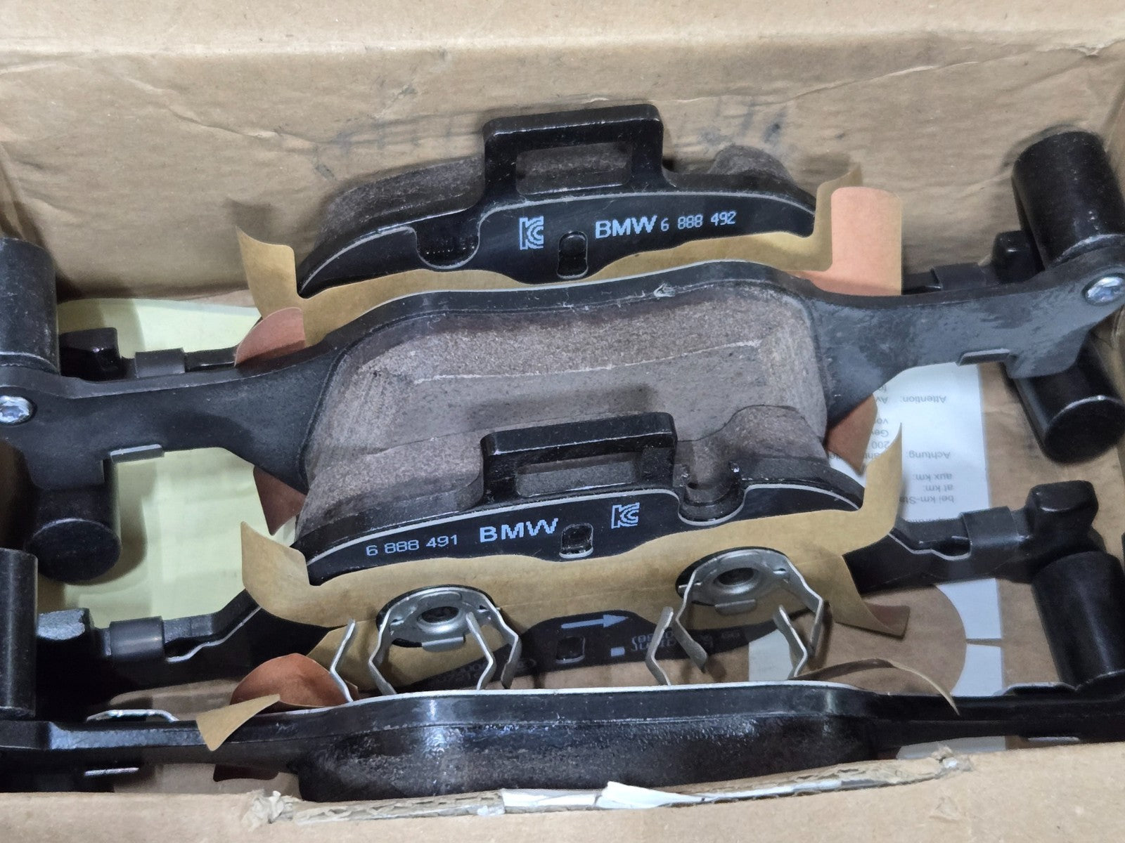 Genuine OEM Disc Brake Pad Set for BMW 34106898266 OPEN BOX