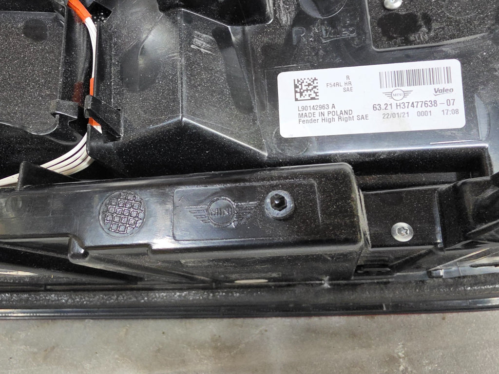 2015-2024 MINI CLUBMAN F54 LED TAIL LIGHT REAR LEFT LH 6321H37477637 OEM GENUINE