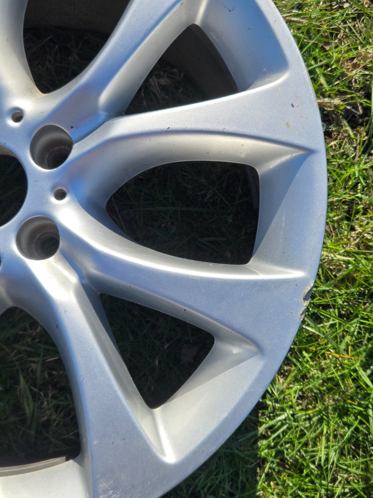 2013-2018 BMW X5 Wheel Rim Alloy 19"X9'' 5 Spoke V Wide Spoke OEM 6853953