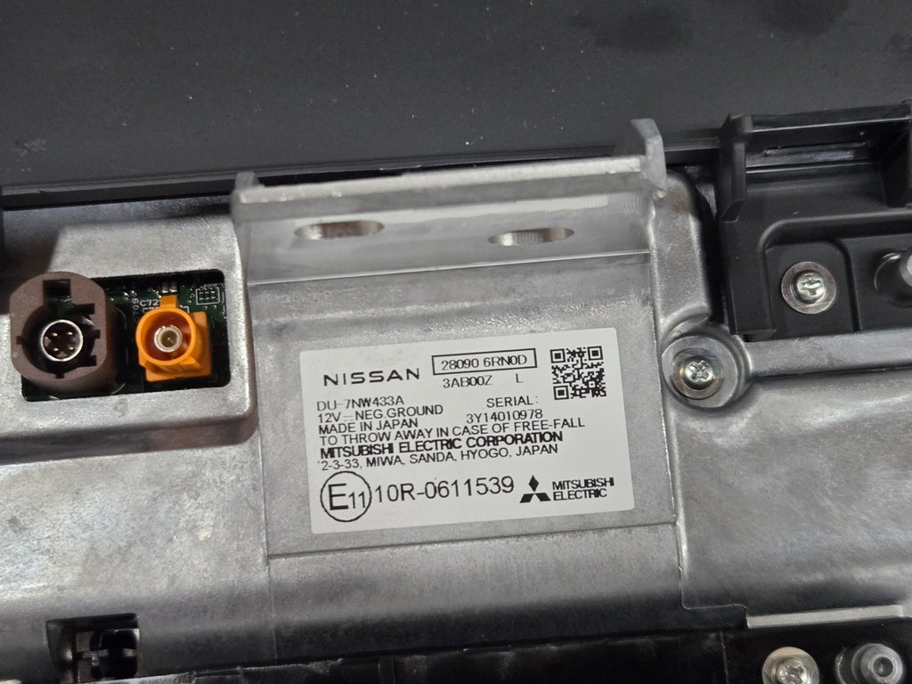 2024 NISSAN ROGUE DASH DASHBOARD CENTER DISPLAY SCREEN MONITOR OEM 28090-6RN2B