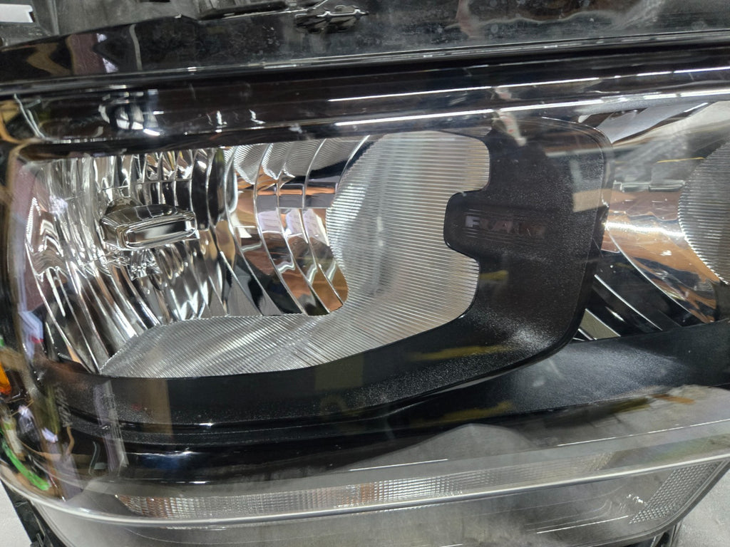 2019 - 2024 Ram 2500 3500 Right RH Black Halogen Headlight OEM P68406276AD