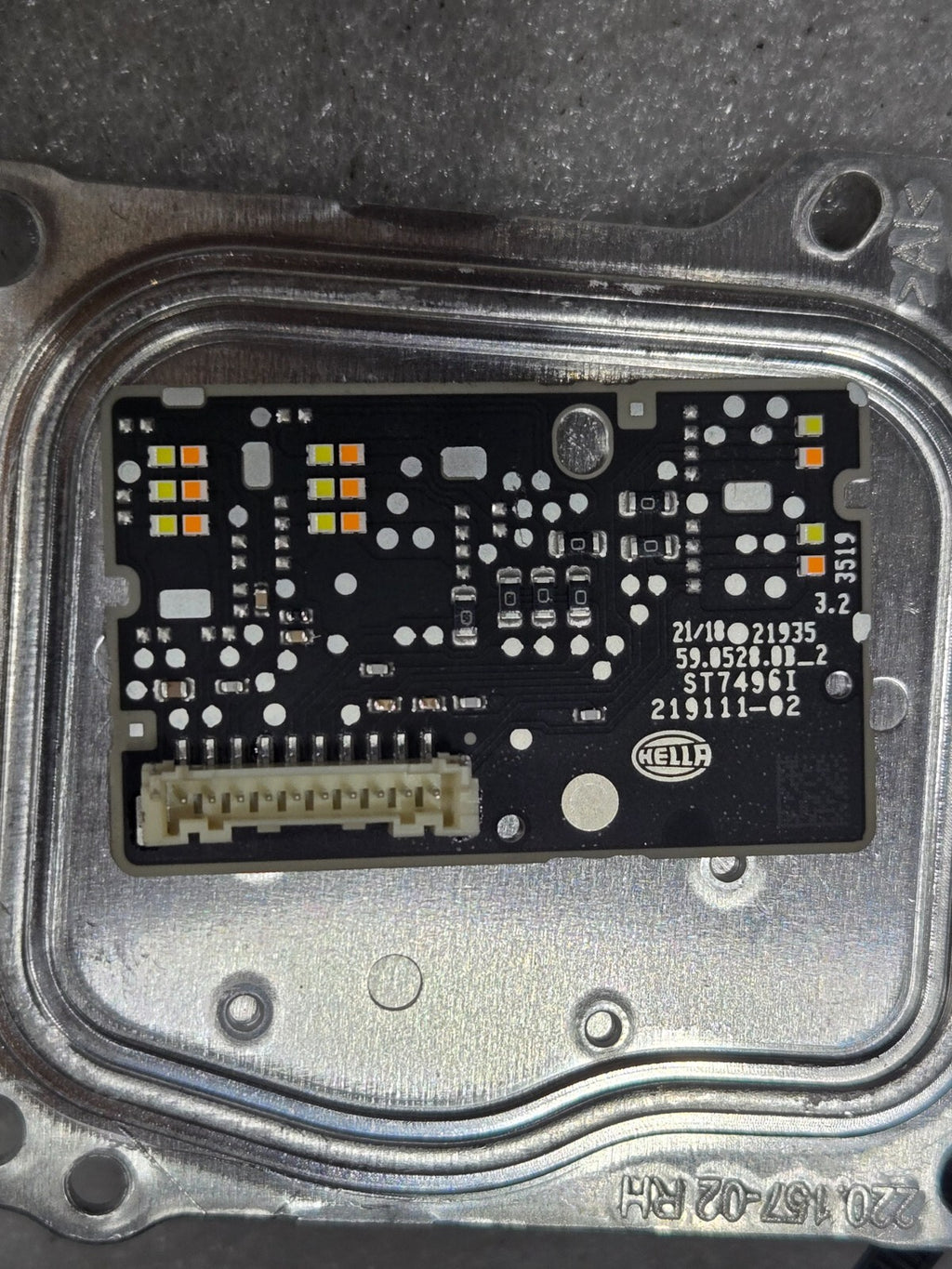 Volvo Hella LED Control Unit Module Headlight RH Right 219111-02 220157 OEM
