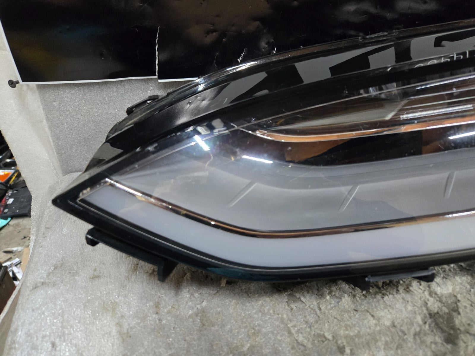 2016-2023 Tesla Model X UP LEVEL LED Headlight L Left Driver Side OEM W/Module