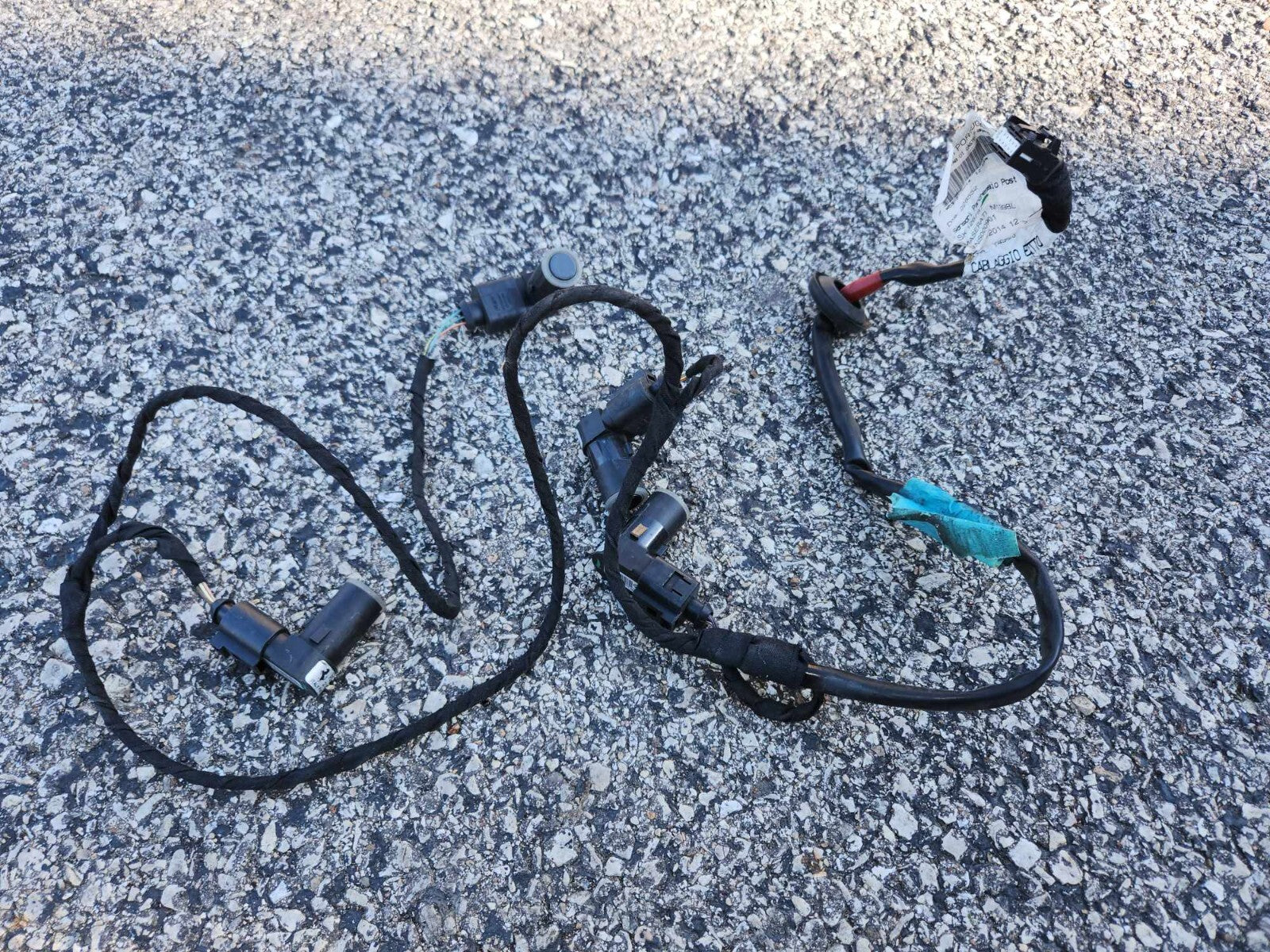 Maserati Granturismo M139, Rear Bumper Wire Harness W/ SENSORS 228552 OEM