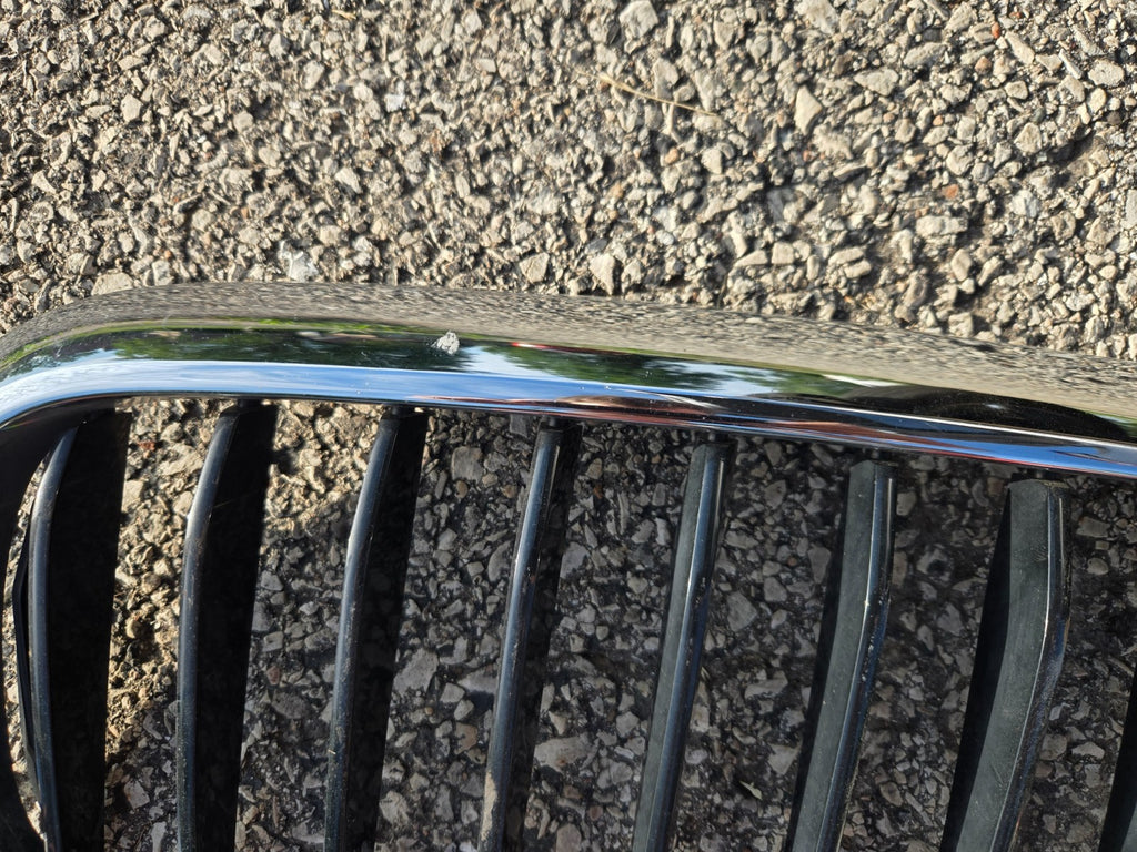 2017 - 2019 BMW 5-SERIES G30 LEFT LH DRIVER KIDNEY GRILLE CHROME 51137383519 OEM