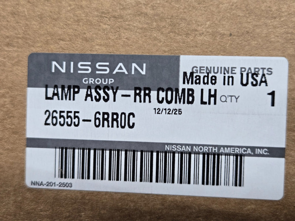 2021-2024 Nissan Rogue LED w/ Halogen Tail Light Driver Left LH OEM 26555-6RR0C
