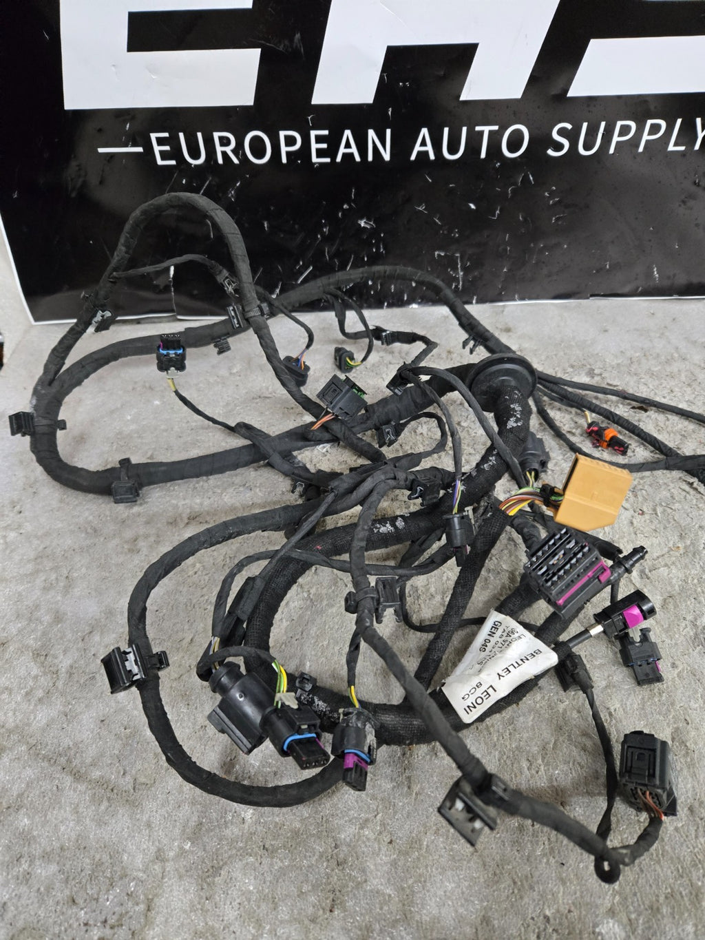 20-22 Bentley Bentayga 2nd Gen BY636-2 Rear Bumper Harness Cable 36A971104CS OEM