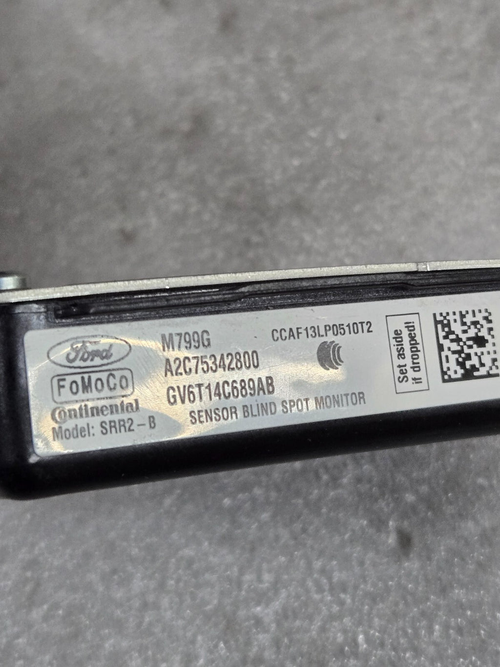 2017 Ford Escape Right Rear Blind Spot Sensor Monitor GV6T-14C689-AB OEM