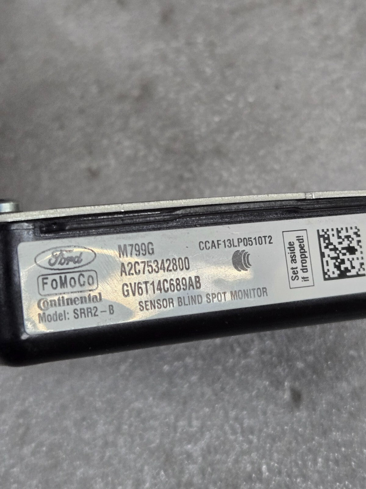 2017 Ford Escape Right Rear Blind Spot Sensor Monitor GV6T-14C689-AB OEM
