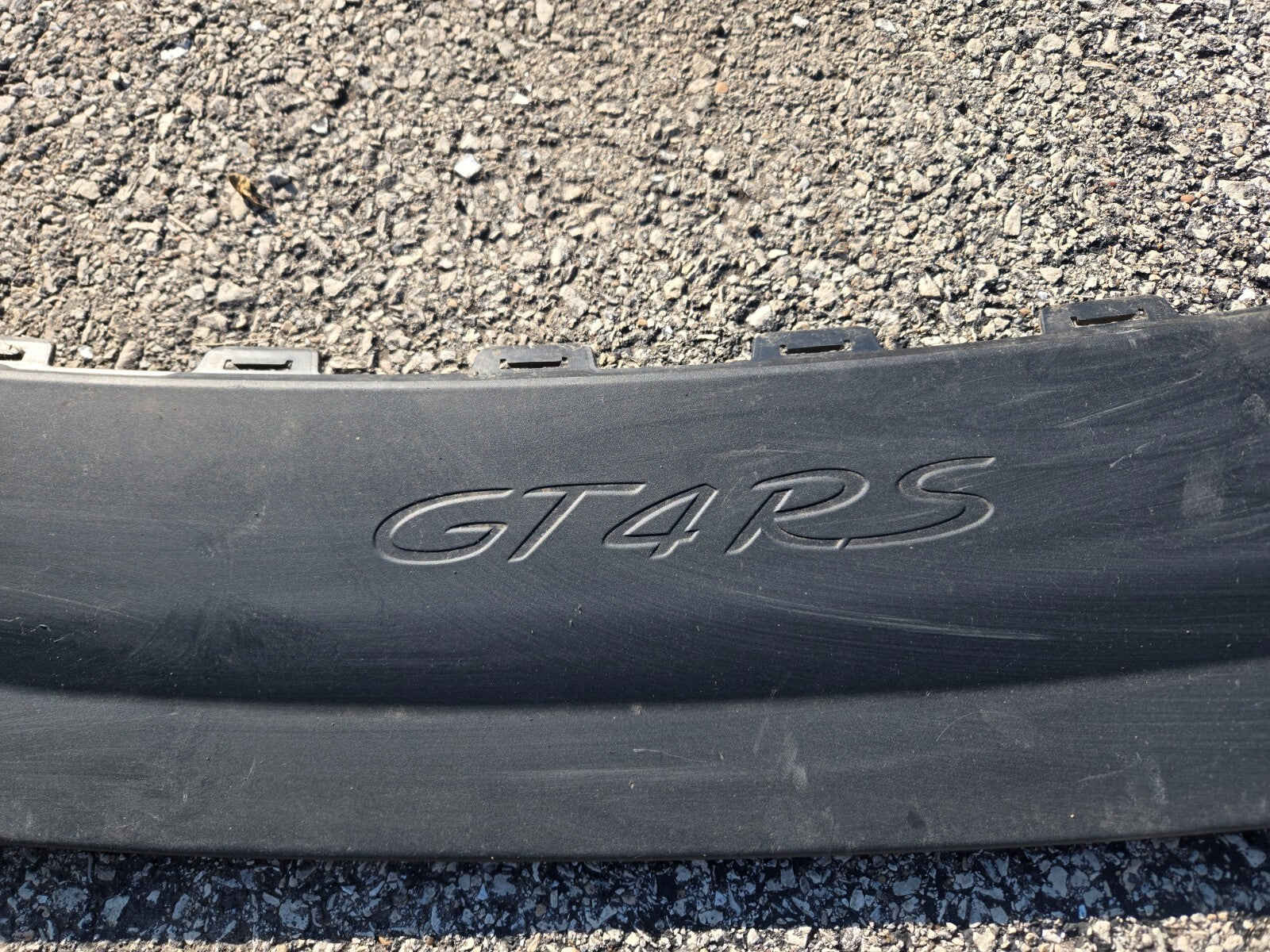2019-2023 Porsche 982 GT4RS Spyder 718 Front Bumper Lower Skid Spoiler OEM