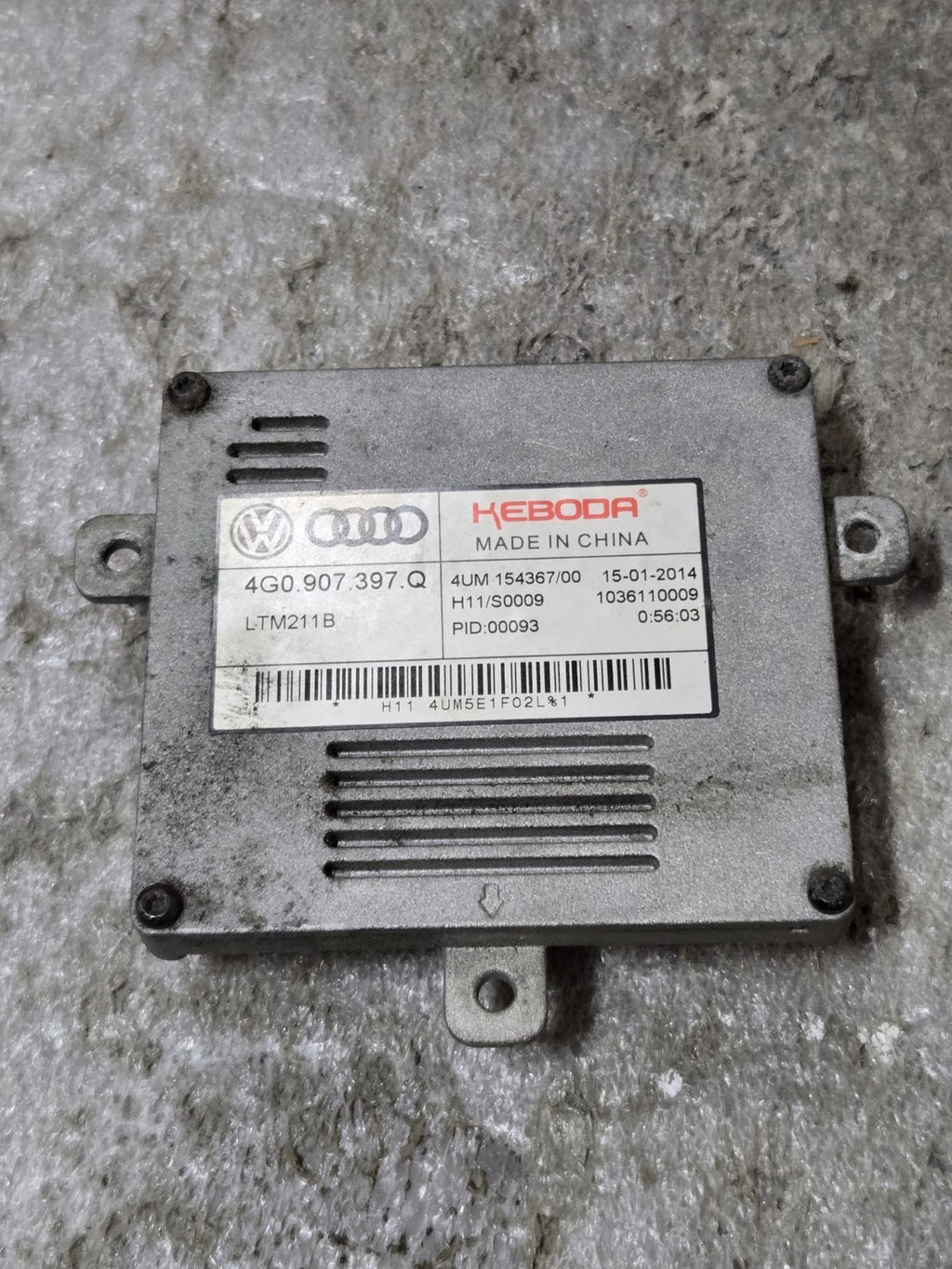 2015 2016 2017 2018 Audi LED Control Module Computer Control Unit 4G0907397Q OEM