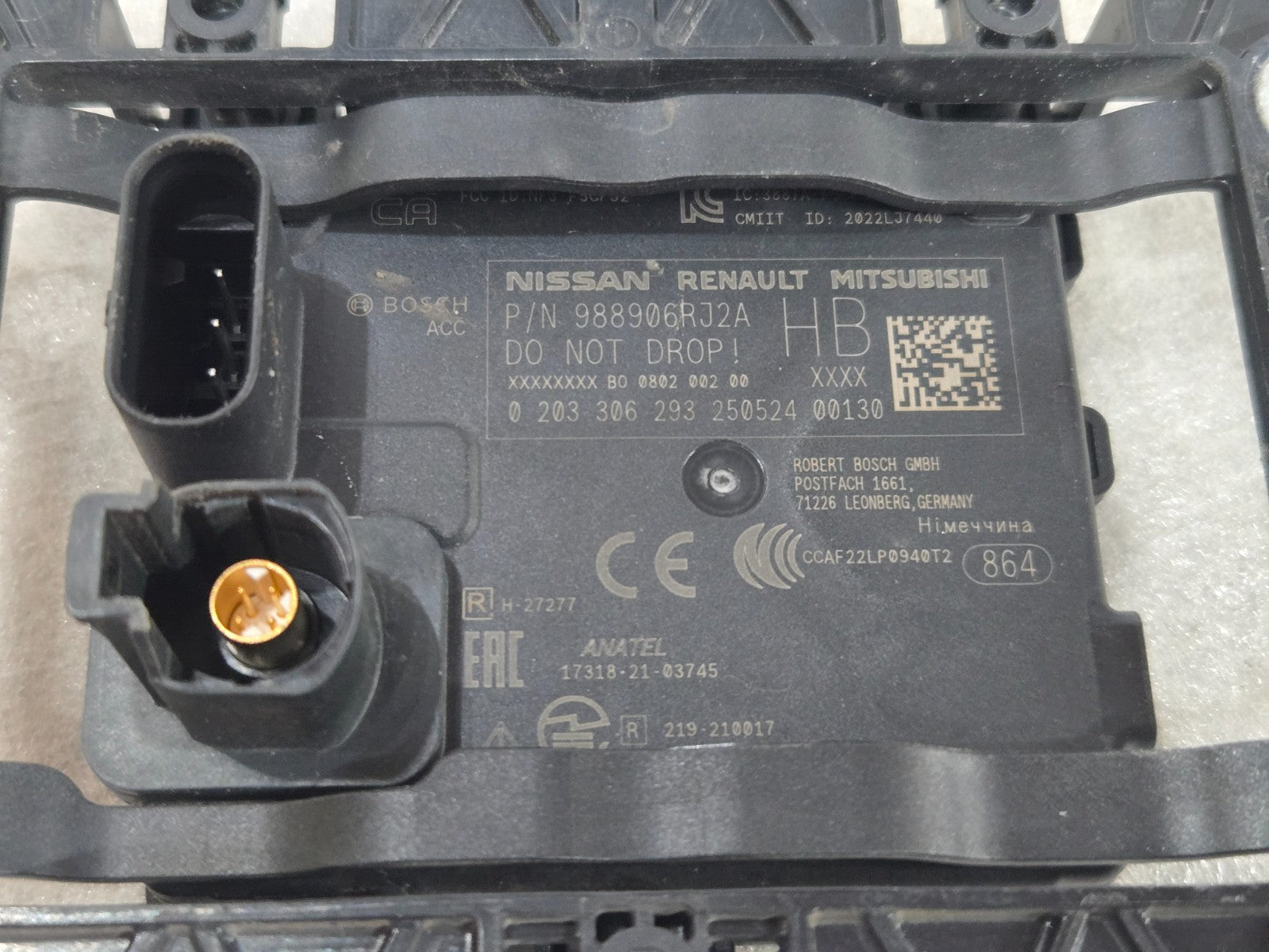 2022-2025 Nissan Pathfinder Adaptive Cruise Control Radar Sensor OEM 98890-6RJ2A