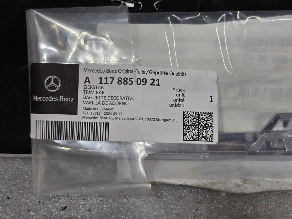 NEW MERCEDES-BENZ CLA COUPE C117 FRONT GRILLE LEFT TRIM A1178850921 GENUINE OEM