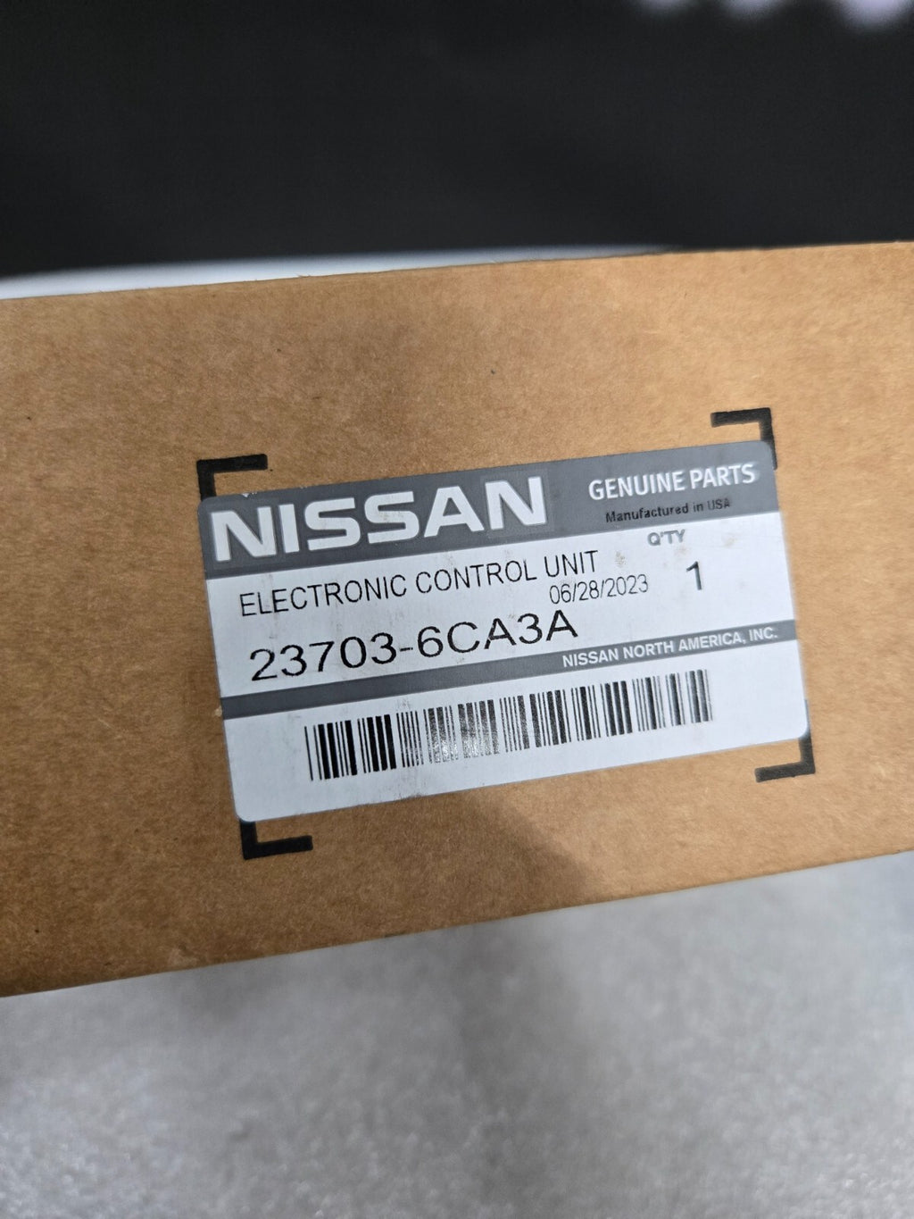2019-2022 Nissan Altima Engine Control Unit ECU ECM Module - 23703-6CA3A OEM