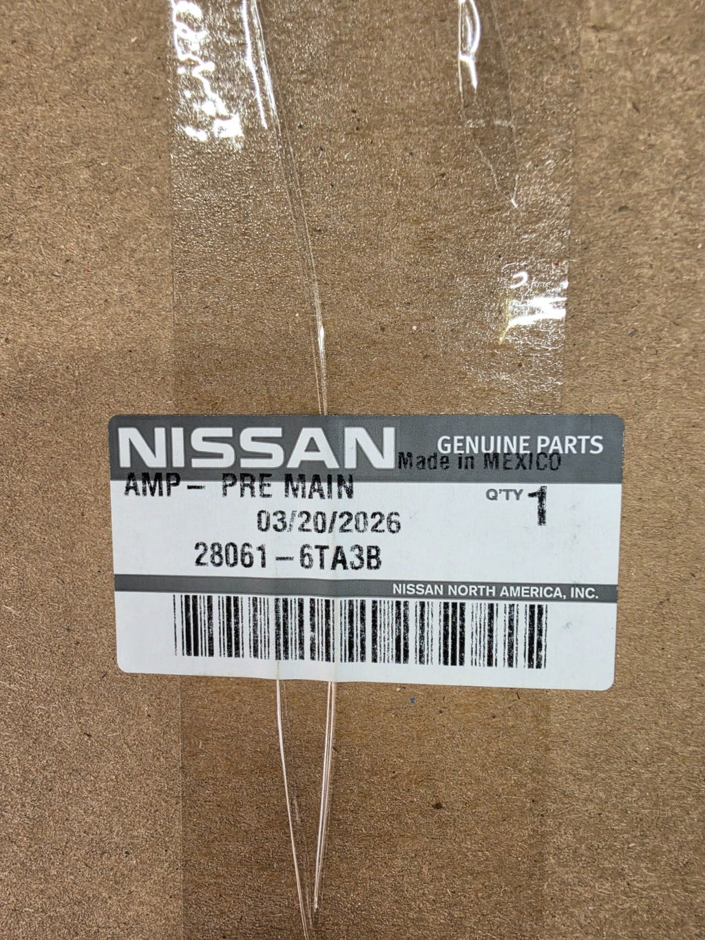 2022-2024 Nissan Pathfinder Bose Radio Audio System Amplifier OEM 28061-6TA3B