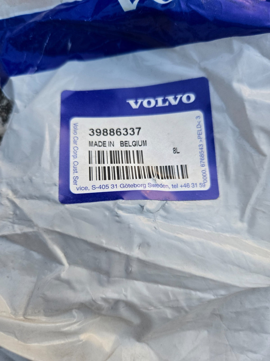New Rear Bumper Tow Hook Eye Cover Cap Black Fit Volvo S40 2008-2011 39886337