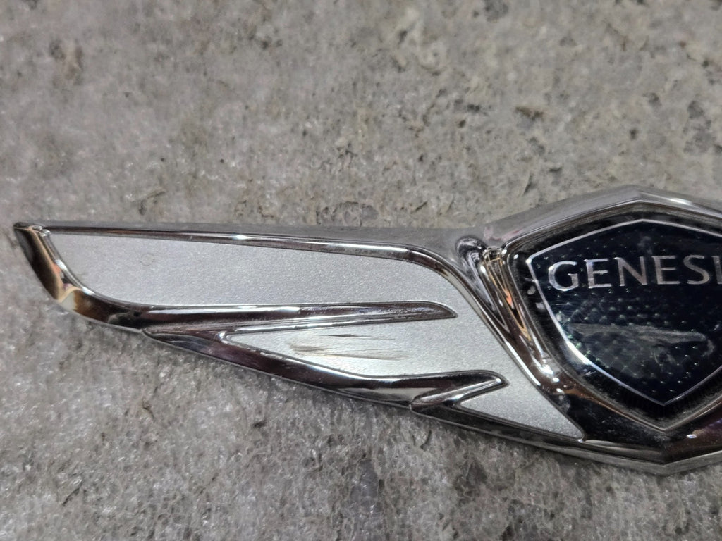 GENUINE Front Hood Wing Emblem Badge for 18-20 Genesis G80 Sedan 86320B1600 OEM