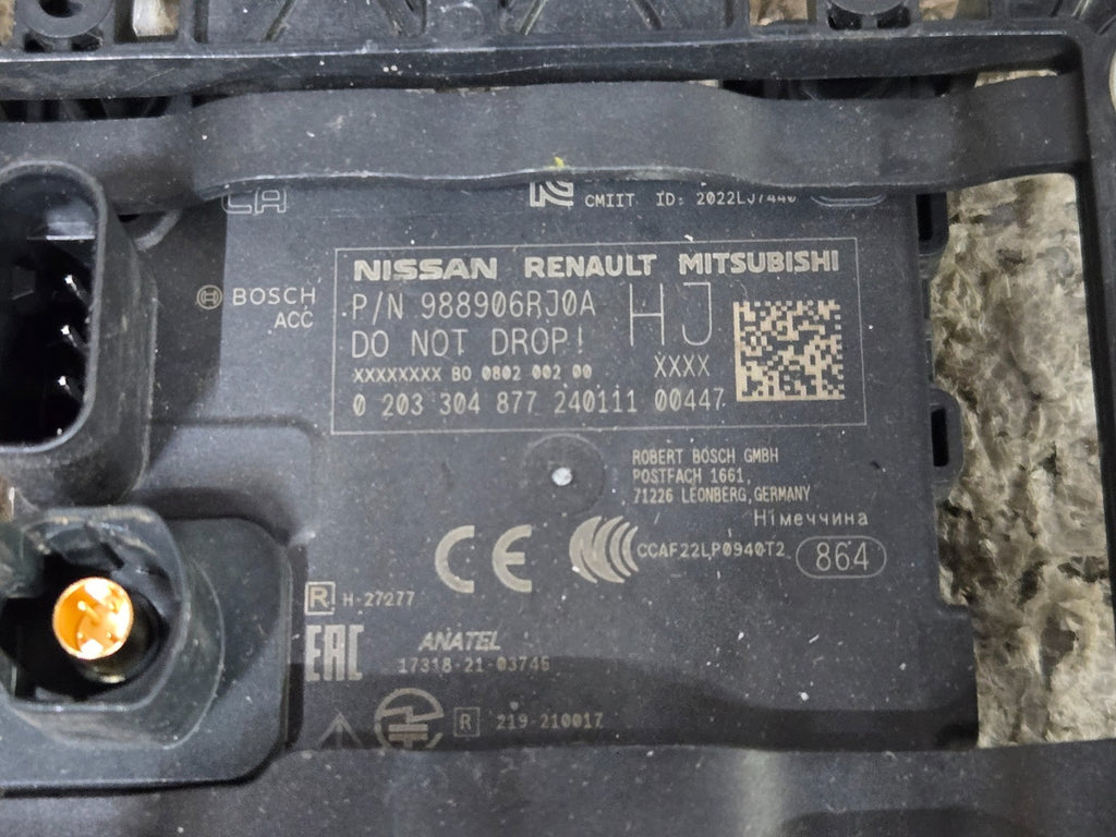 2021-2024 Nissan Rogue Cruise Control Distance Radar Sensor OEM 988906RJ0A #HJ