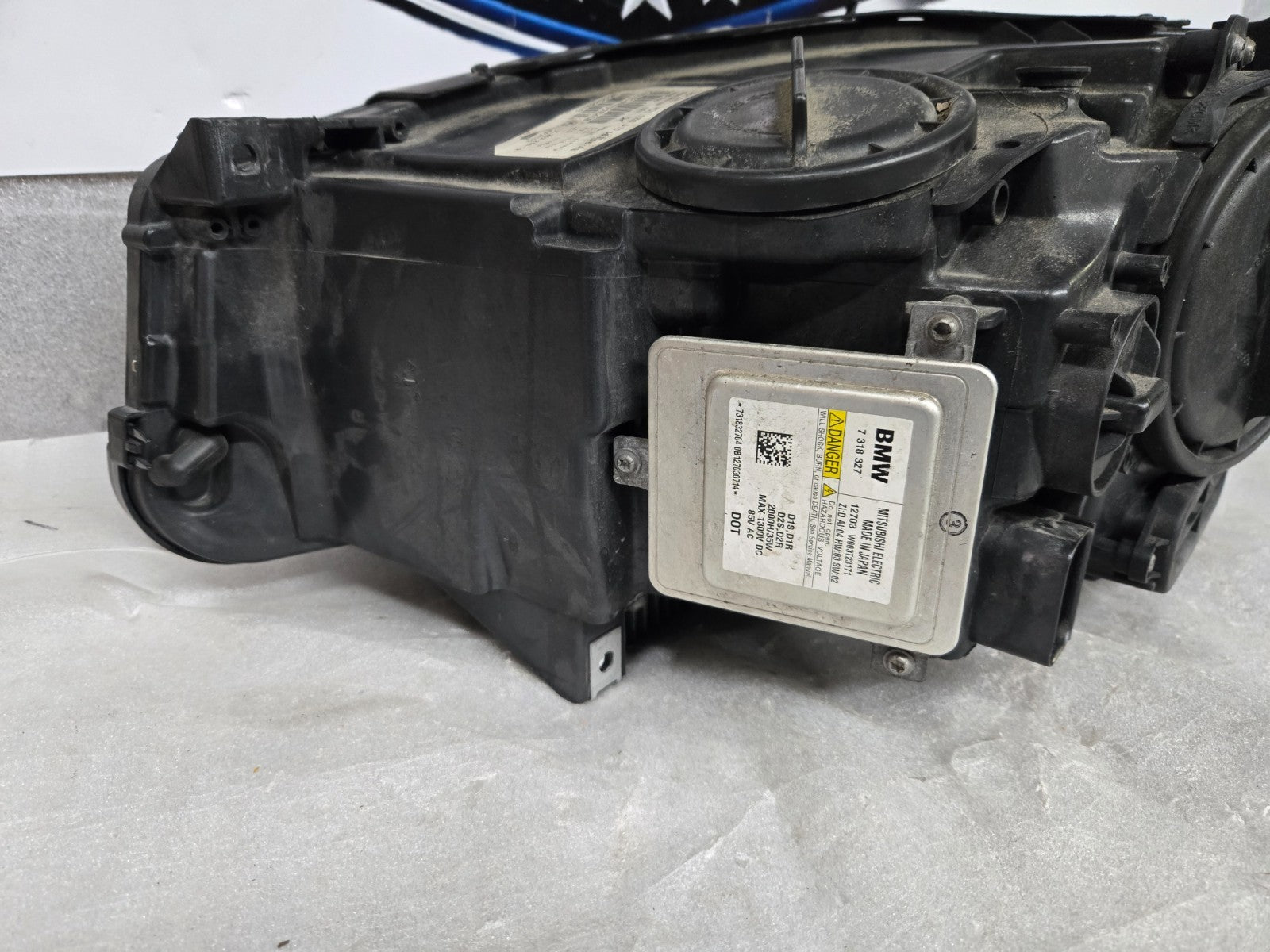 2011-2013 BMW F10 M5 535i 550i RH Right Xenon Headlight OEM Complete 7203256