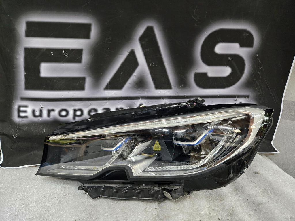 2019 2020 2021 BMW 330i M340i Laser Headlight Chrome Left LH Driver 9481711 OEM