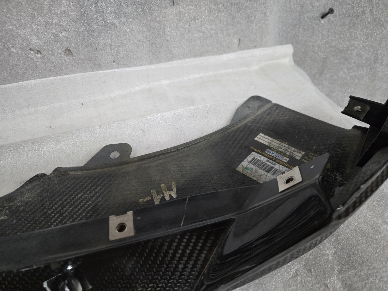 Lamborghini Urus Front Bumper LH Left 4ML807059A Carbon Lip Section OEM Genuine