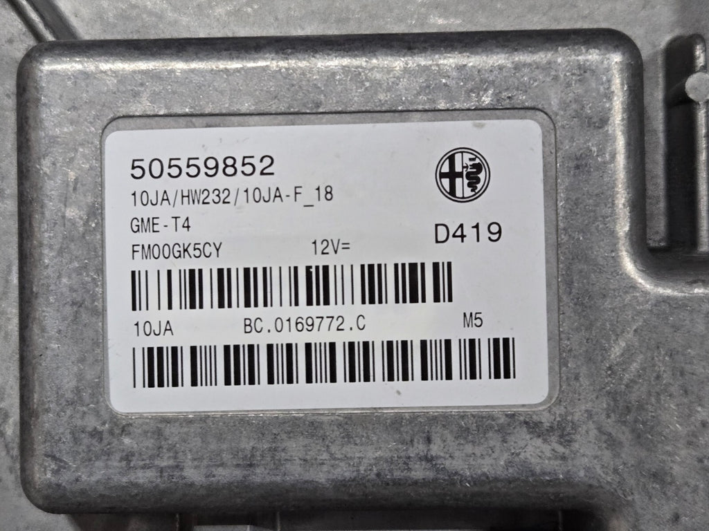 2017 - 2025 ALFA ROMEO STELVIO 2.0L MOTOR ENGINE CONTROL UNIT MODULE ECU ECM OEM