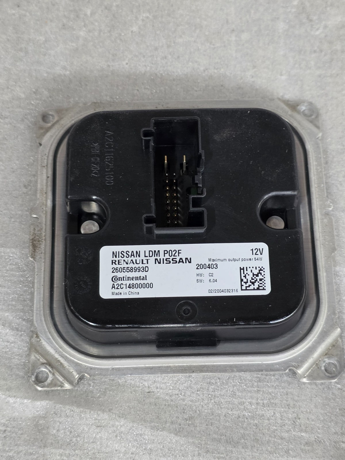 2018 2019 2020 Nissan Kicks OEM LED Headlight Control Module Ballast 260558993D