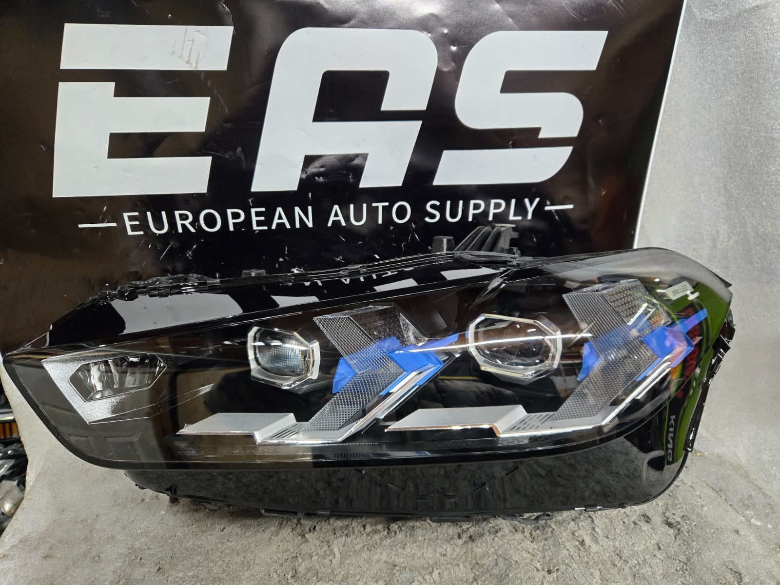 2024 2025 BMW X5 X6 G05 G06 Left LH Driver LED Headlight BLUE OEM 5A5B593
