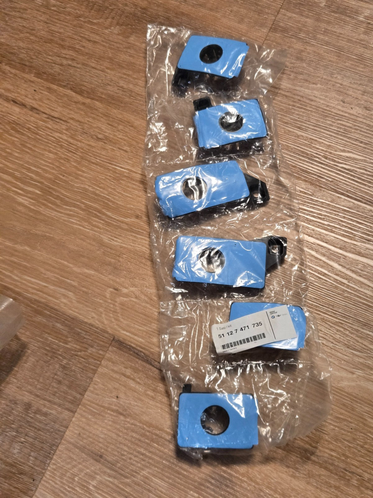 2014-2016 BMW PARKING SENSOR BUMPER HOLDERS KIT OEM 51127471735 NEW