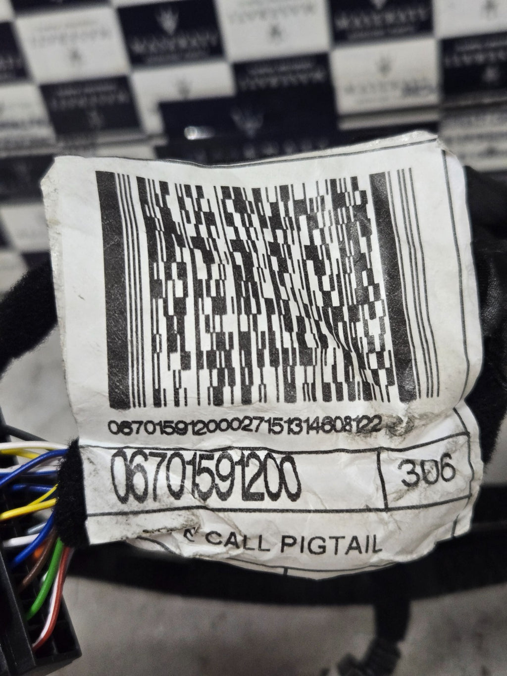 2014-2017 Maserati Ghibli Digital Audio Wiring Harness OEM 670159120
