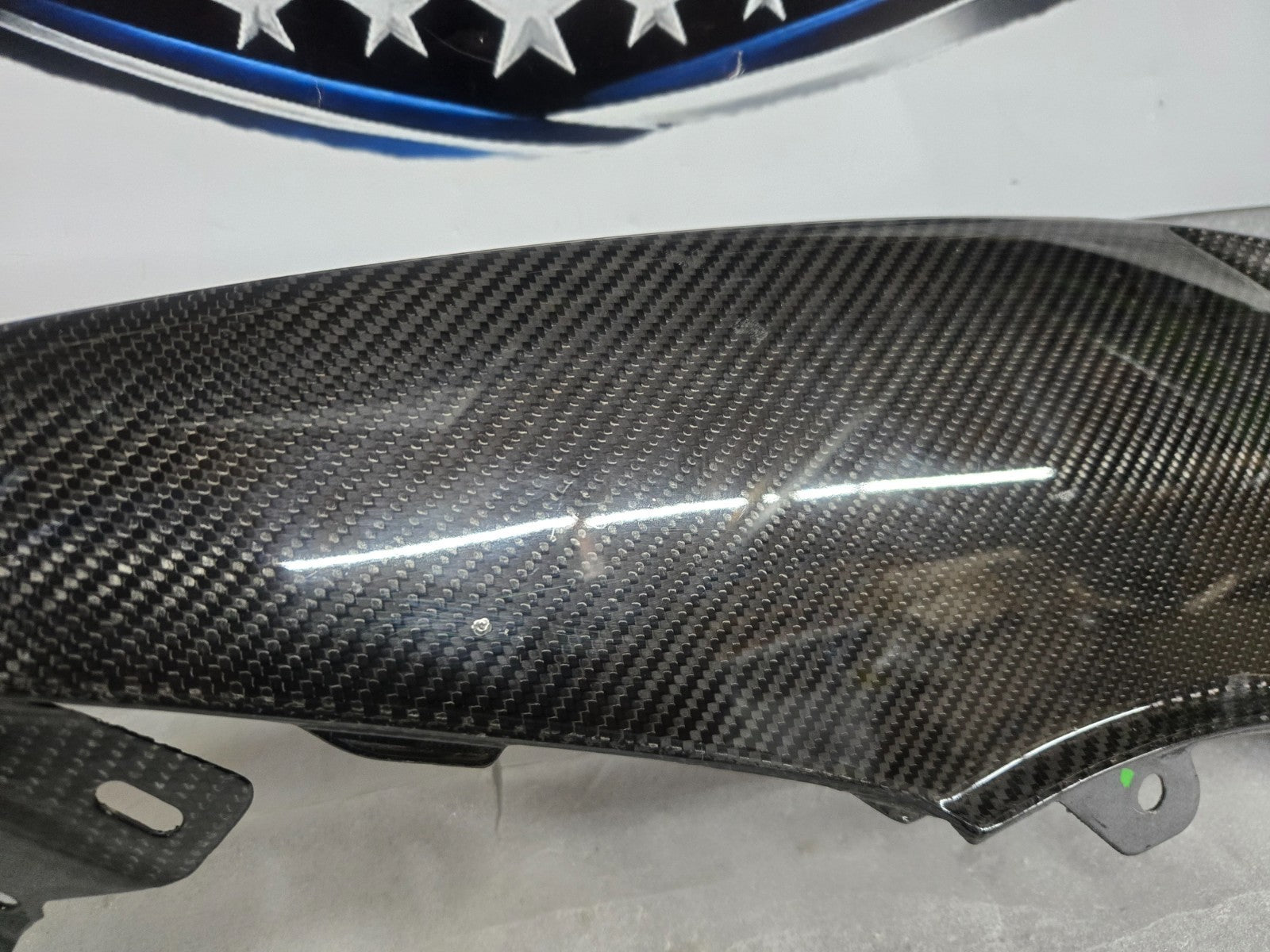 Lamborghini Urus Front Bumper LH Left 4ML807059A Carbon Lip Section OEM Genuine