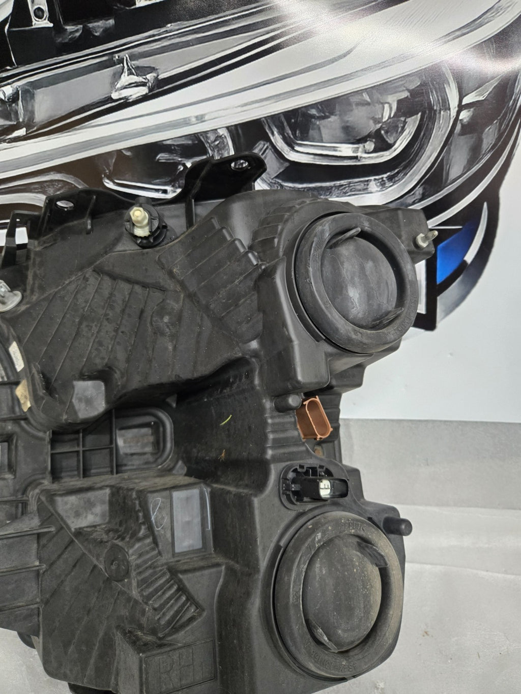 2015-2017 Ford F150 Right RH Passenger Headlight Assembly FL34-13005-AU OEM