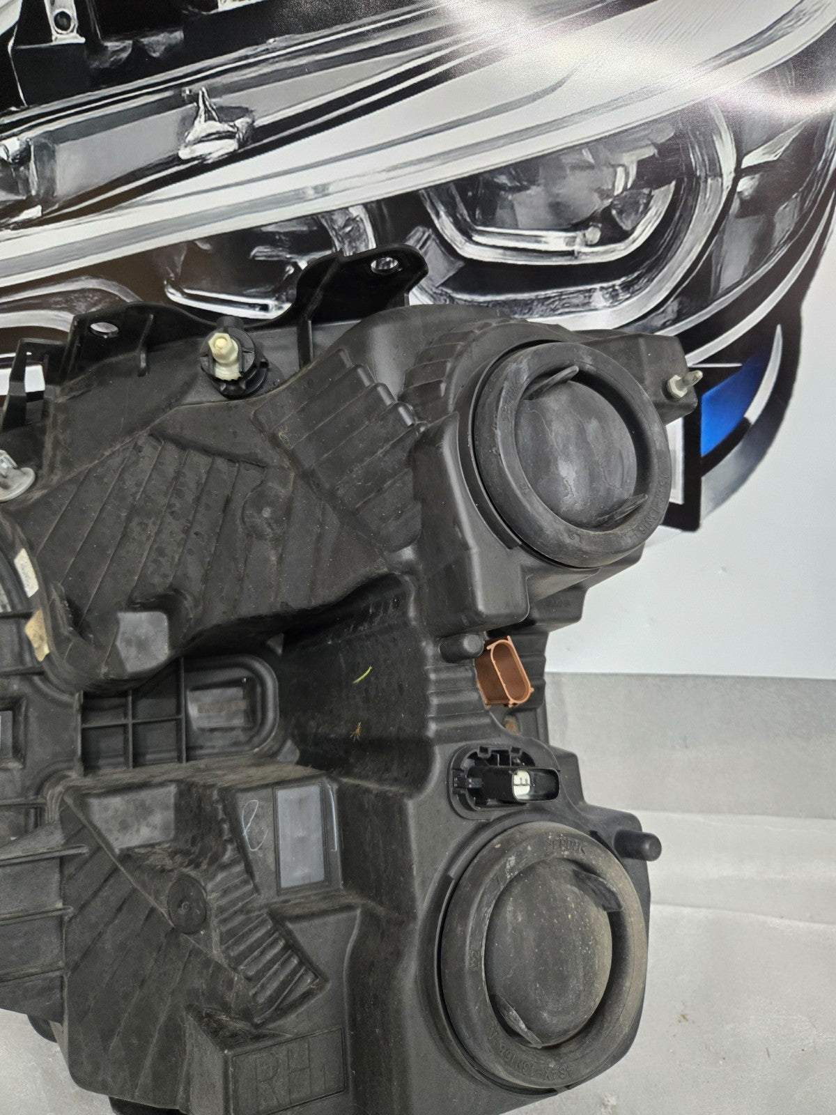 2015-2017 Ford F150 Right RH Passenger Headlight Assembly FL34-13005-AU OEM