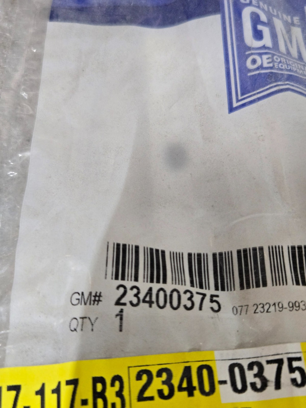2019-2023 CHEVROLET SILVERADO FRONT FENDER CHROME EMBLEM 23400375 OEM