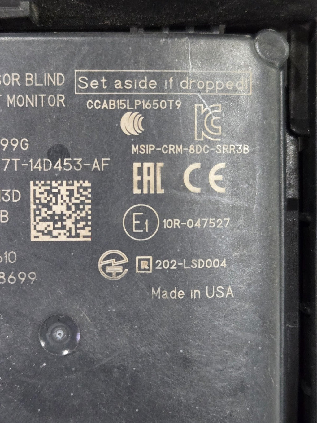 2017-2020 Ford Fusion HS7T-14D453-AD Blind Spot Radar Sensor+Bracket OEM Genuine