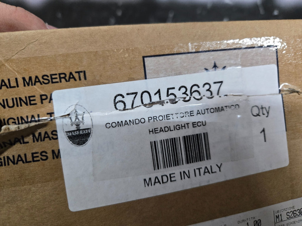 Maserati Levante M161 Gran Sport Electronic Module ECM 06701536370 OEM
