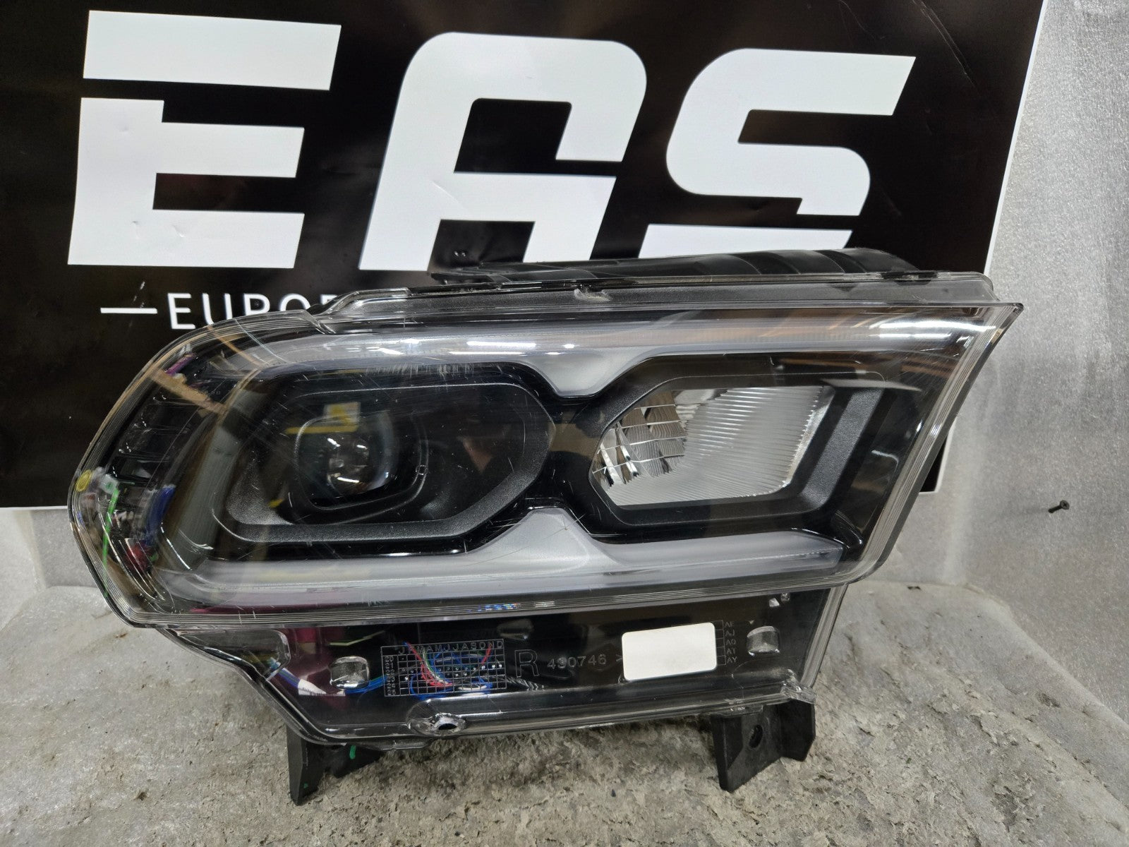 2021-2025 Dodge Durango Premium LED Black Headlight Right Passenger Side OEM