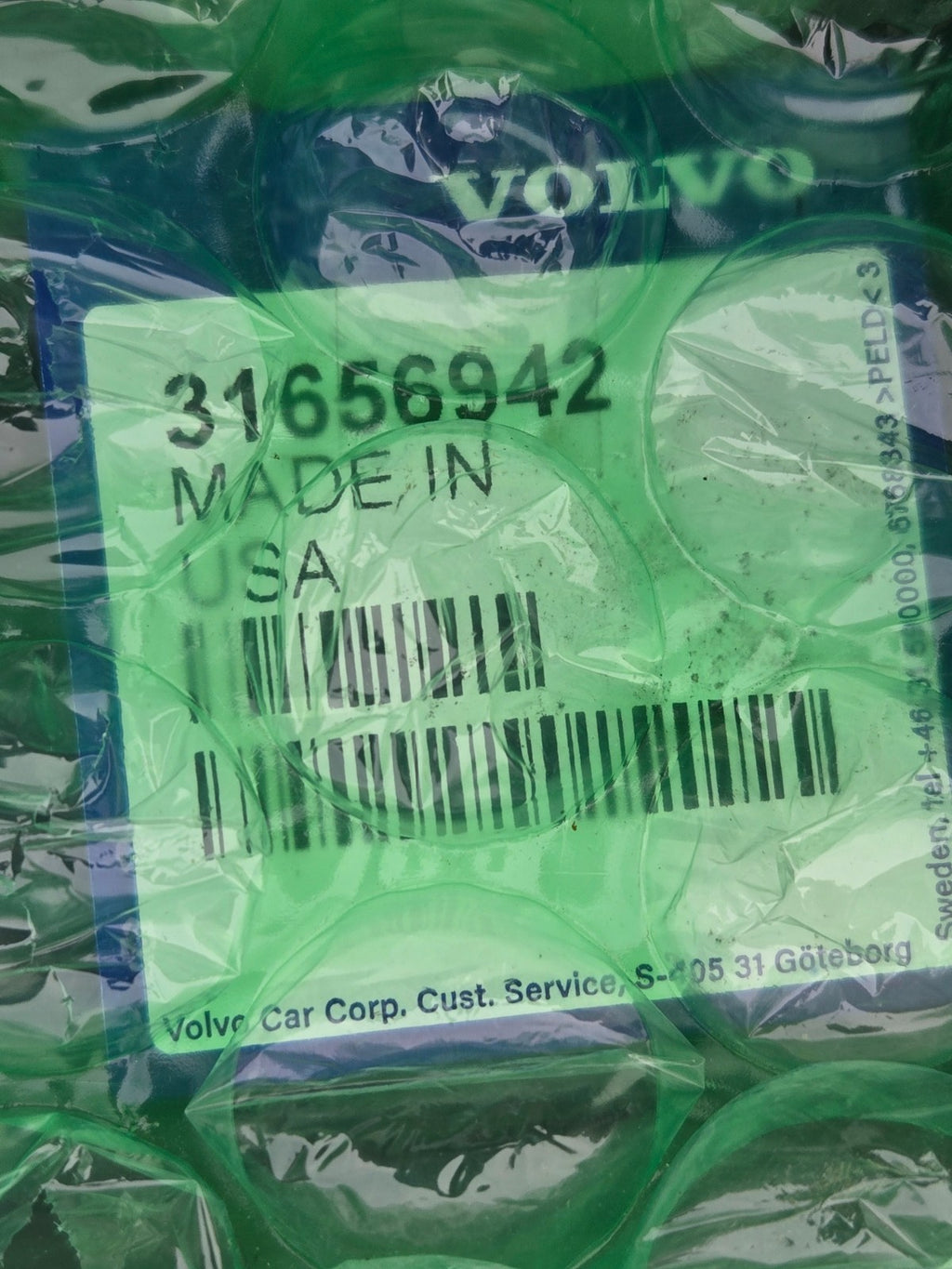 2019-2025 Volvo S60 Rear Body Panel 31656942 OEM NEW GENUINE