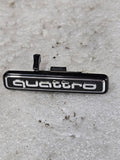 Audi Q5 8R Front Grille Quattro Badge Emblem Chrome Inscription OEM 8R0853736C