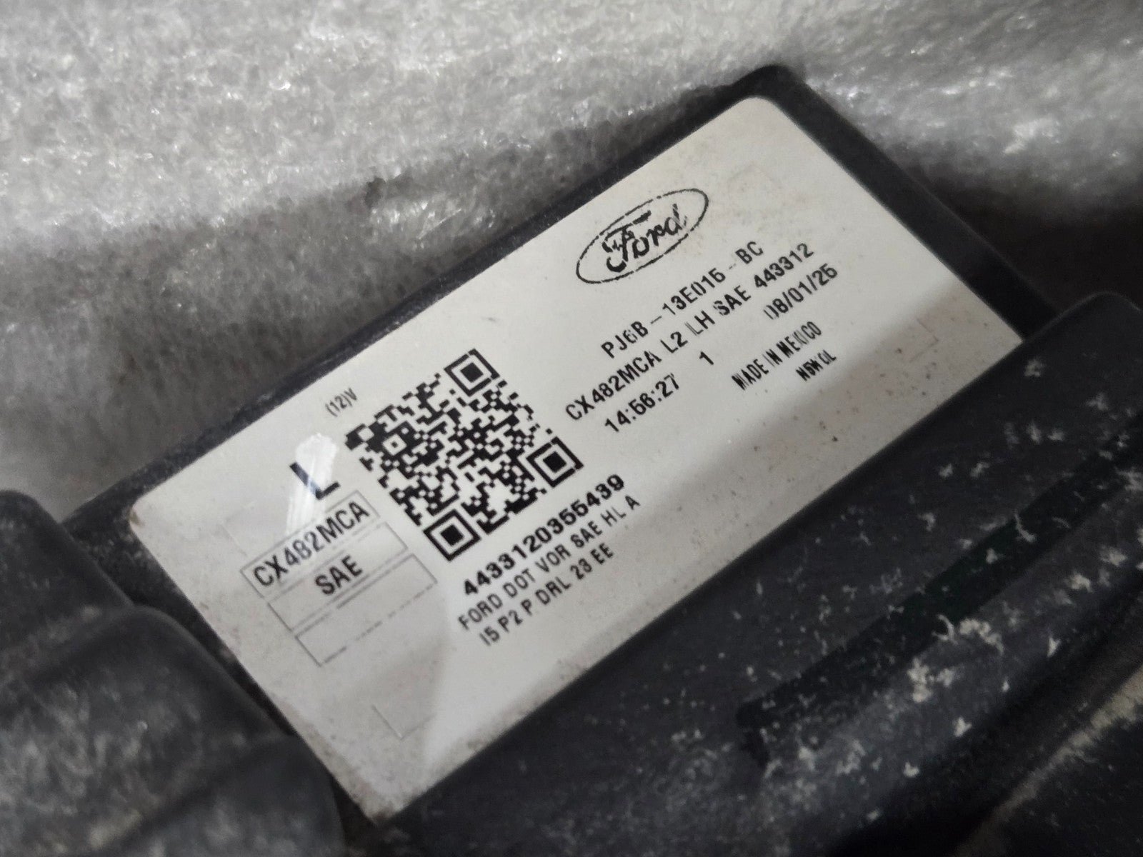 2023-2025 Ford Escape Reflector LED Headlight Left LH Driver PJ6B-13E015-BC OEM